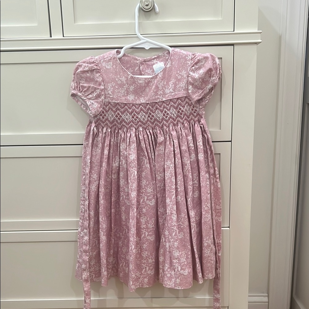 Edgehill Collection Pink Floral Kids Dress